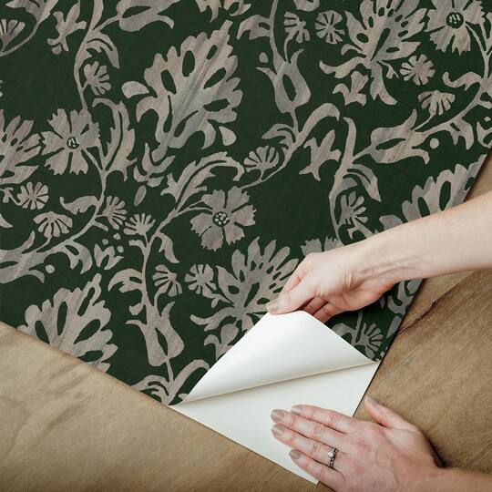 RoomMates Blooming Damask Peel & Stick Wallpaper